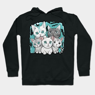 cute cats-cute kittins. Hoodie